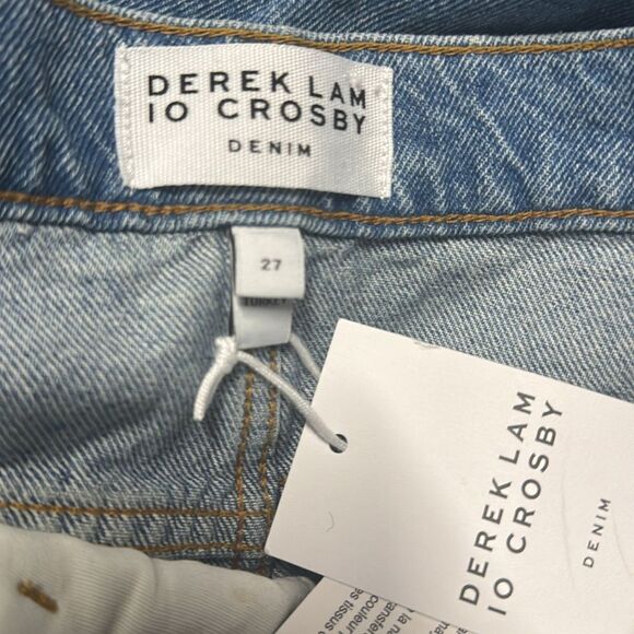 DEREK LAM 10 CROSBY Denim maxi skirt Size 27 - Picture 5 of 5